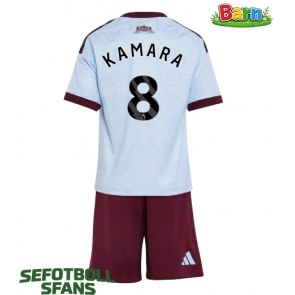 Aston Villa Boubacar Kamara #8 Tredjeställ Barn 2026-27 Kortärmad (+ Korta byxor)